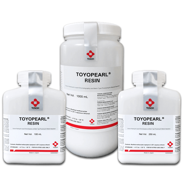 SEP Prod TOYOPEARL Bottles Group 100 250 1000 mL