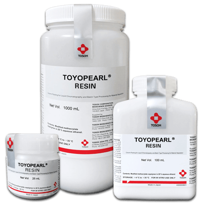 SEP Prod TOYOPEARL Bottles Group 25 100 1000 mL