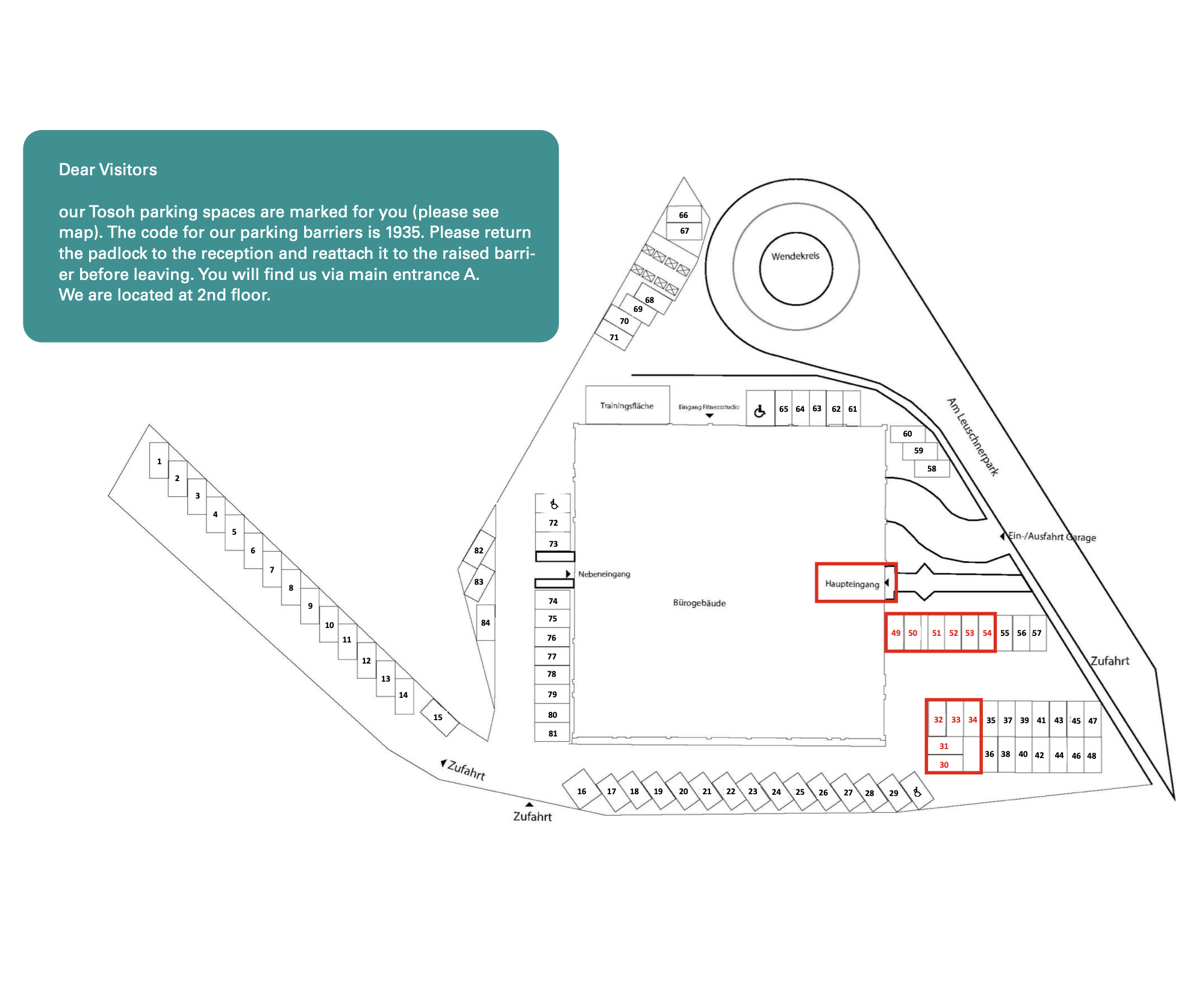 Parking map