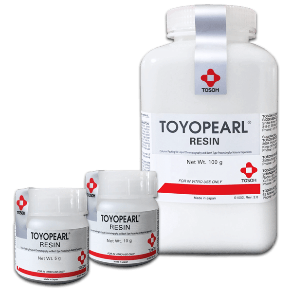 SEP Prod TOYOPEARL Bottles Group 5 10 100g